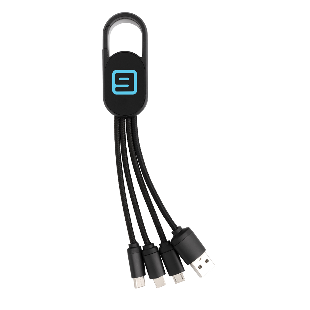 Cable 4 en 1 con clip
