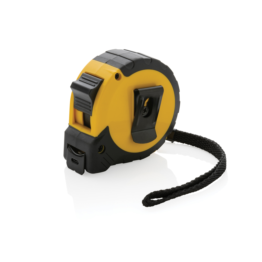 Flexómetro de plástico reciclado RCS 5M/19 mm con stop