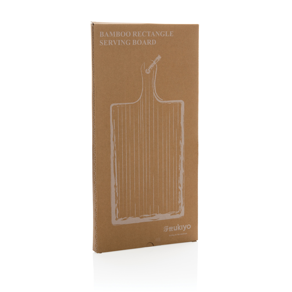 Tabla Ukiyo rectangular de bambú
