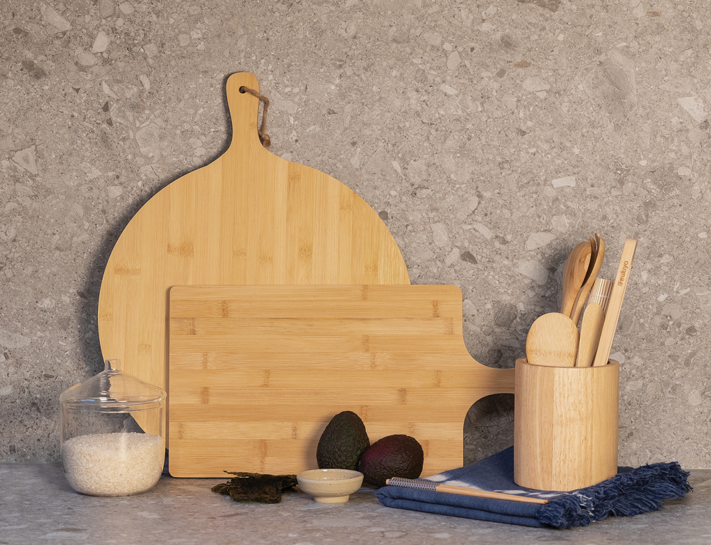 Tabla Ukiyo rectangular de bambú