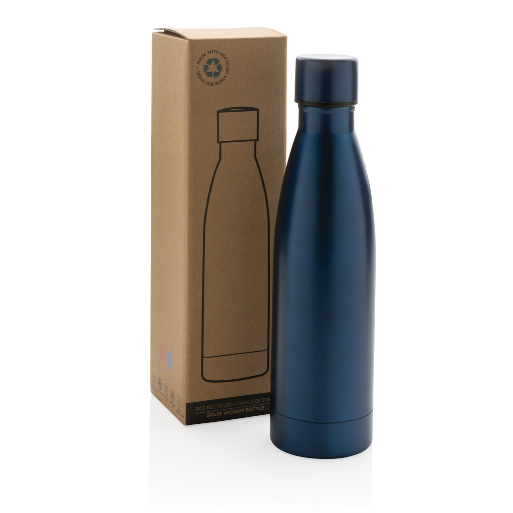 Botella sólida de acero inoxidable reciclado RCS