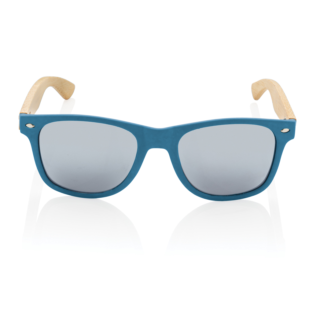 Gafas de sol de plástico reciclado bambú y RCS