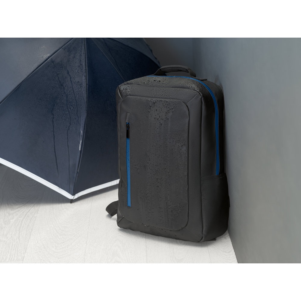 OSASCO. Mochila impermeable para portátil de 15.6" en poliéster 600D