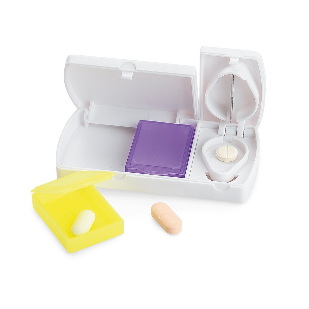 NERO. Pastillero con 2 separadores