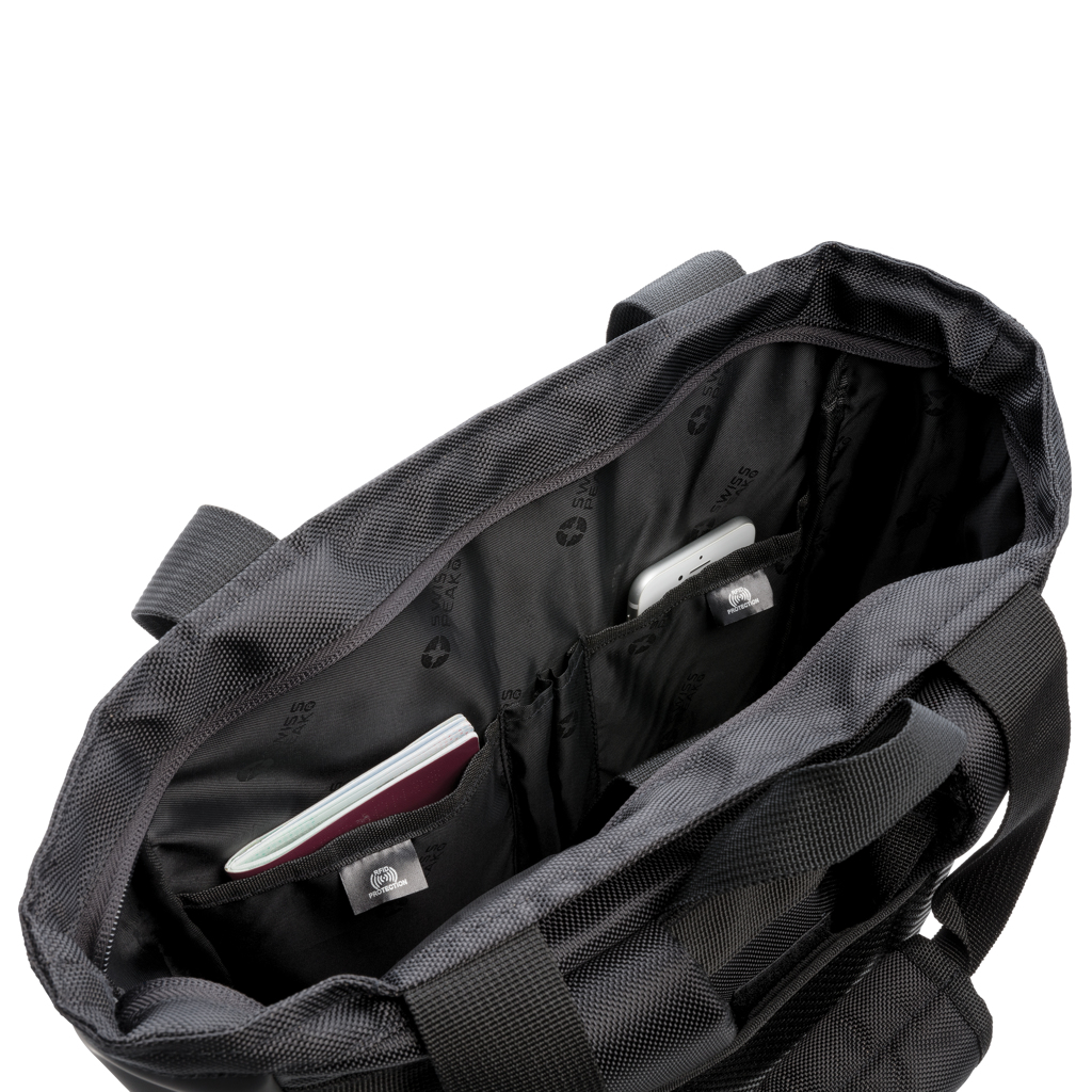 Bolsa para portátil 15" Swiss Peak con protección RFID