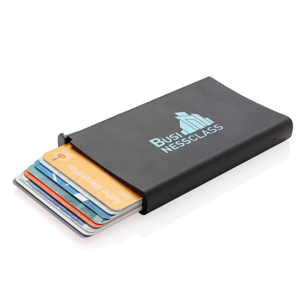 Tarjetero RFID de aluminio estándar