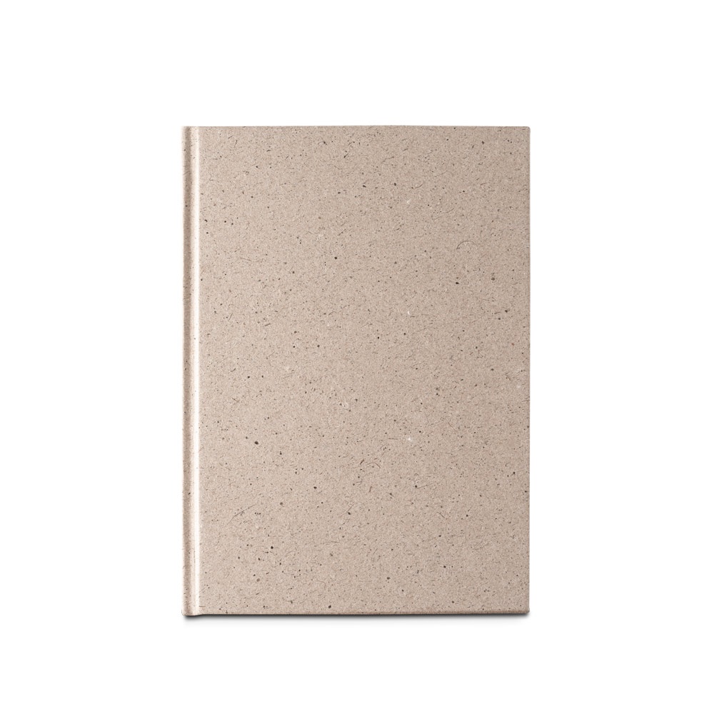 TEAPAD RIGID. Bloc de notas A5 con tapa dura hecho a partir de residuos de hojas de té (65%)