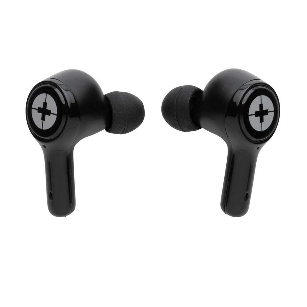 Auriculares RCS de plástico reciclado Swiss Peak ANC TWS