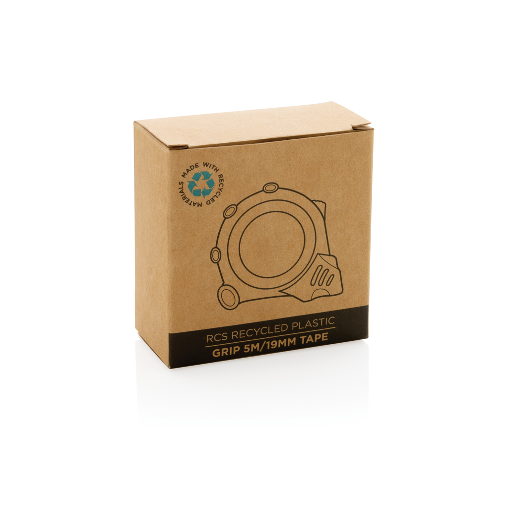 Flexómetro RCS de plástico reciclado Grip 5M/19mm