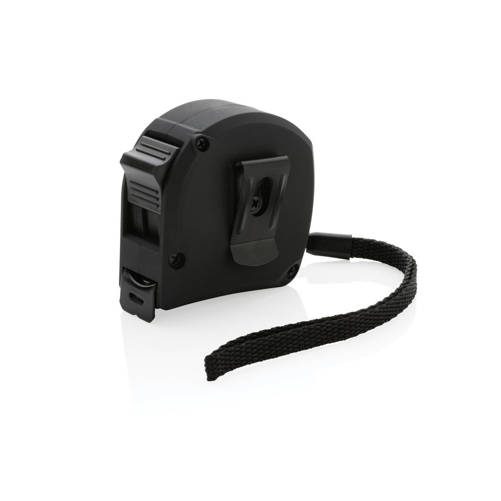 Flexómetro de bambú de plástico reciclado RCS 5M/19mm
