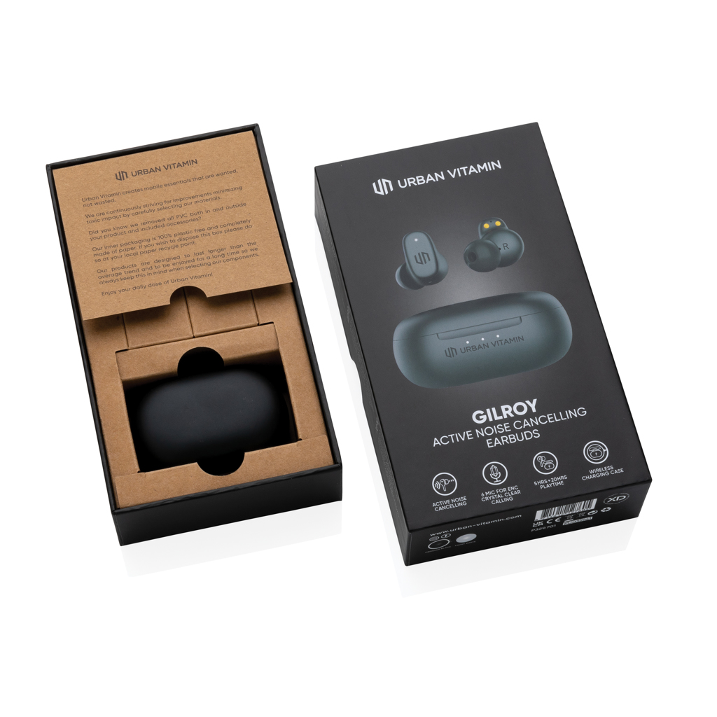 Auriculares Gilroy híbridos ANC y ENC Urban Vitamin