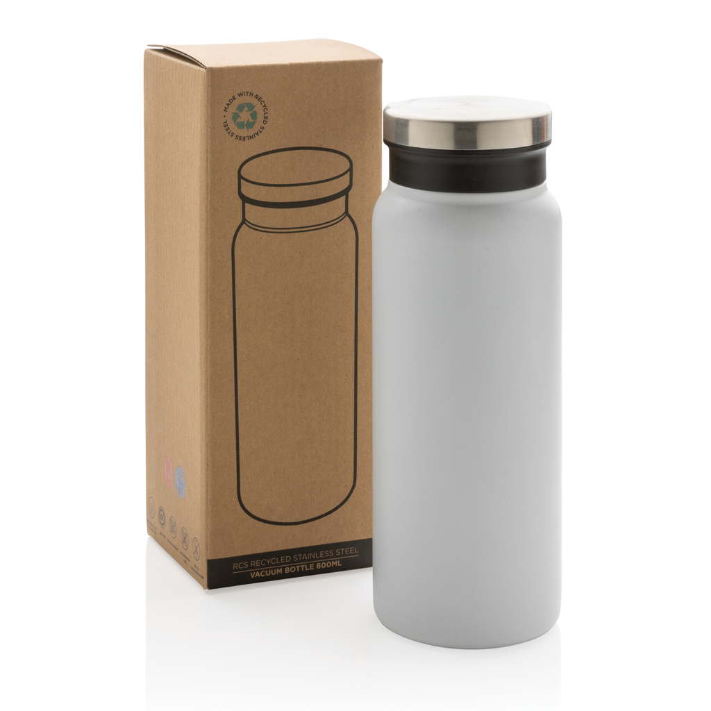 Botella al vacío de acero inoxidable reciclado RCS 600ML