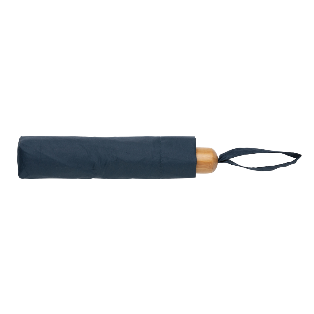 Mini paraguas RPET 190T de bambú 20.5" Impact AWARE ™