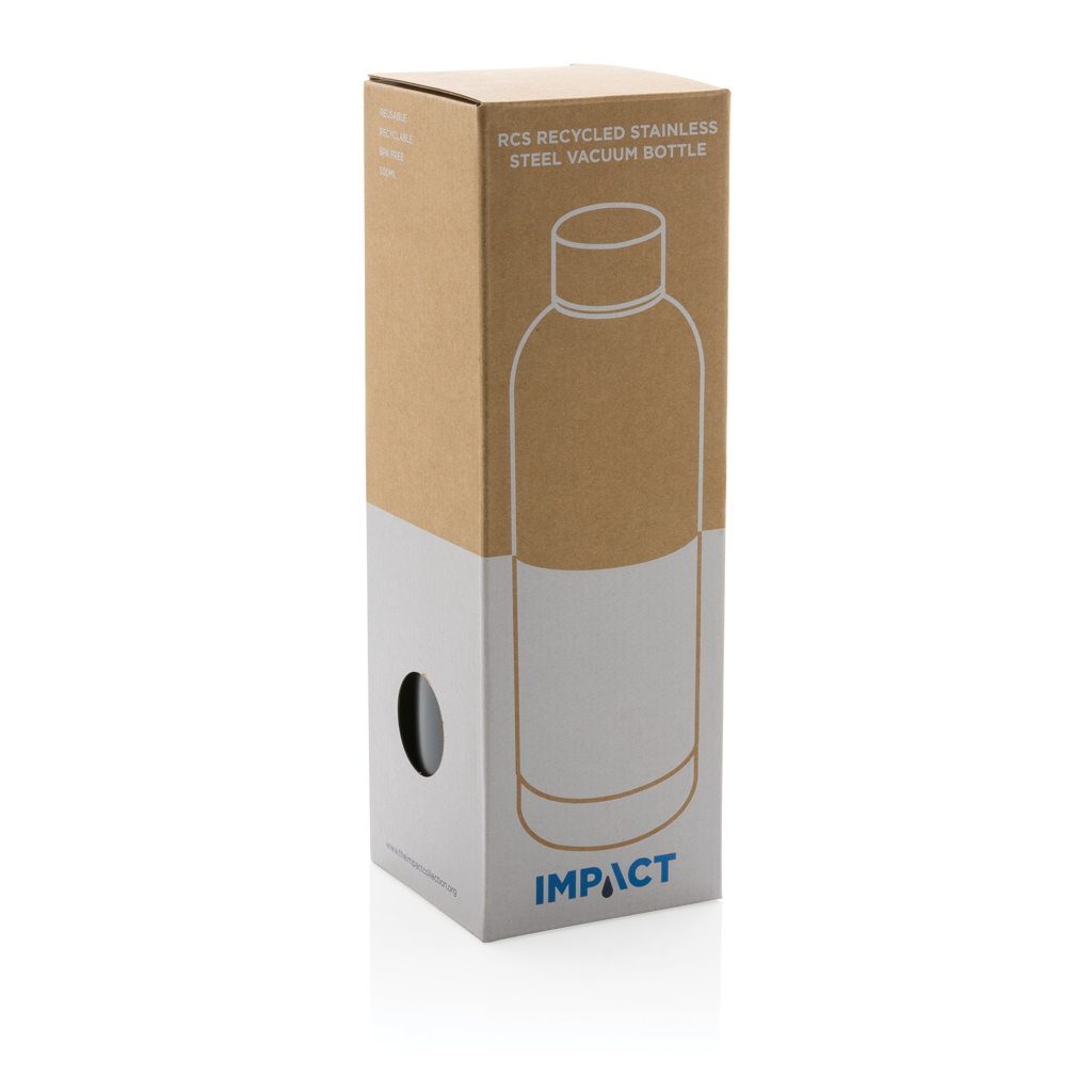 Botella al vacío Impact de acero inoxidable reciclado RCS