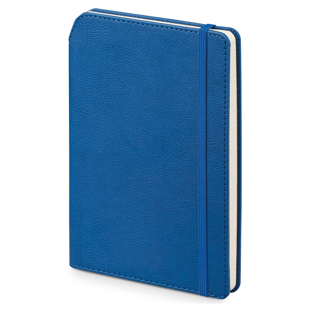 MORIAH. Bloc de notas A5 en PU con hojas rayadas, fabricado con material certificado FSC™ y otros materiales controlados