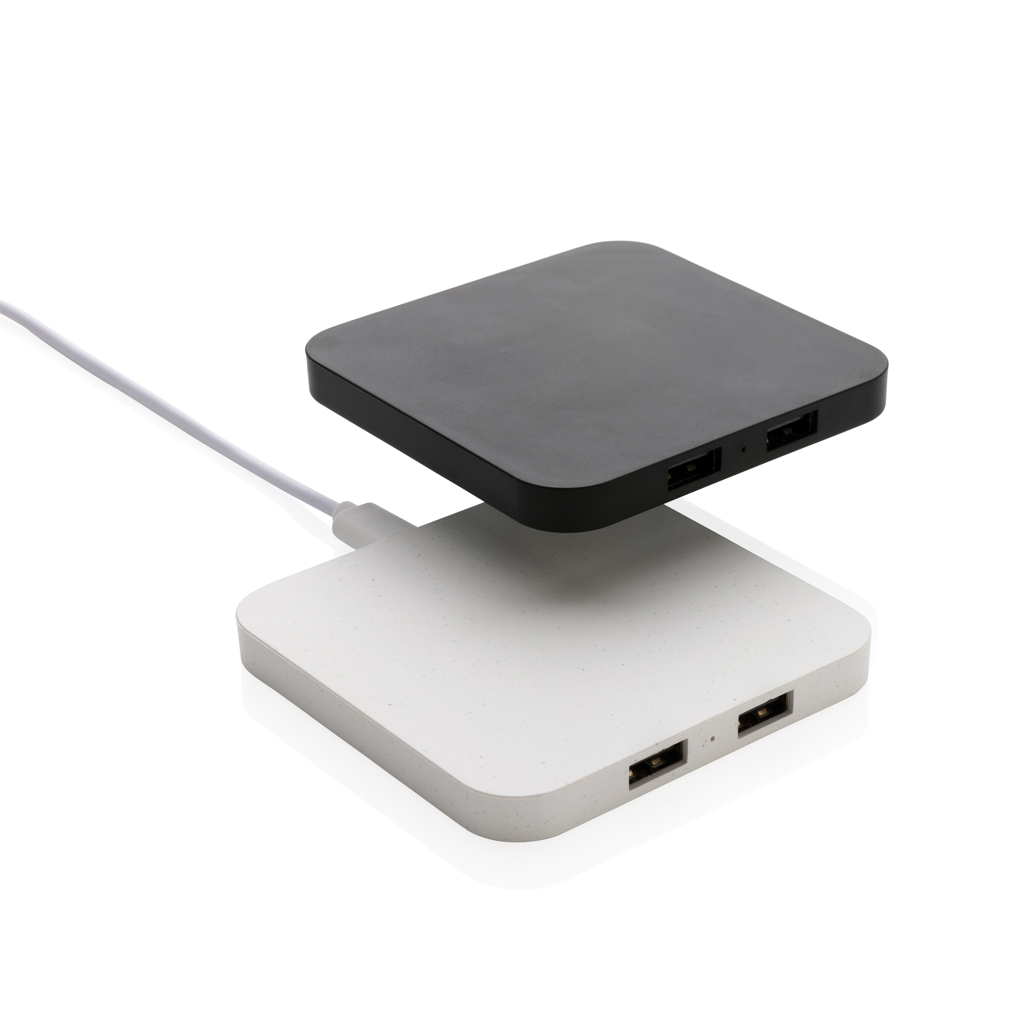 Cargador Inalámbrico 10W plástico reciclado RCS