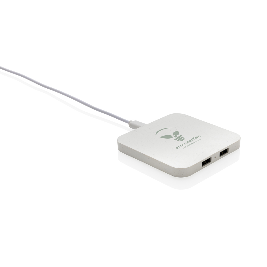 Cargador Inalámbrico 10W plástico reciclado RCS