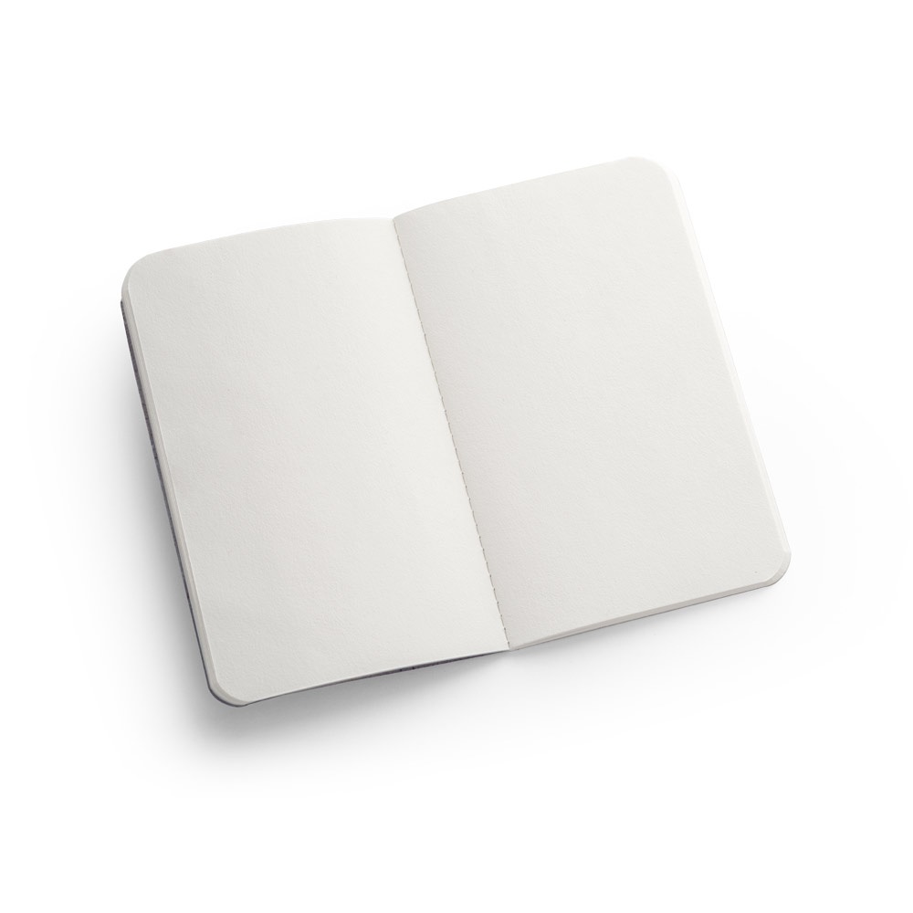 COFFEEPAD SOFT. Bloc de notas A6 con tapa flexible fabricado con residuos de cascarilla de café (65%)