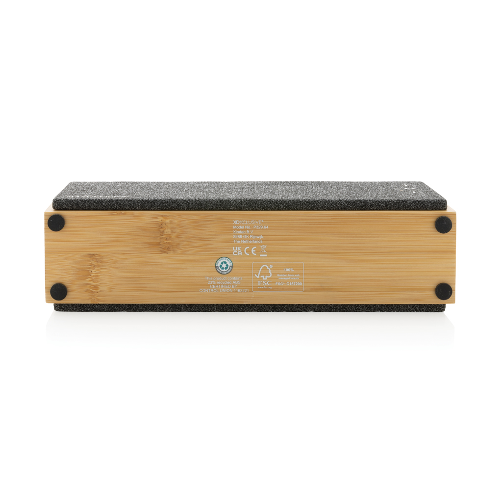 Altavoz Wynn inalámbrico 10W de bambú