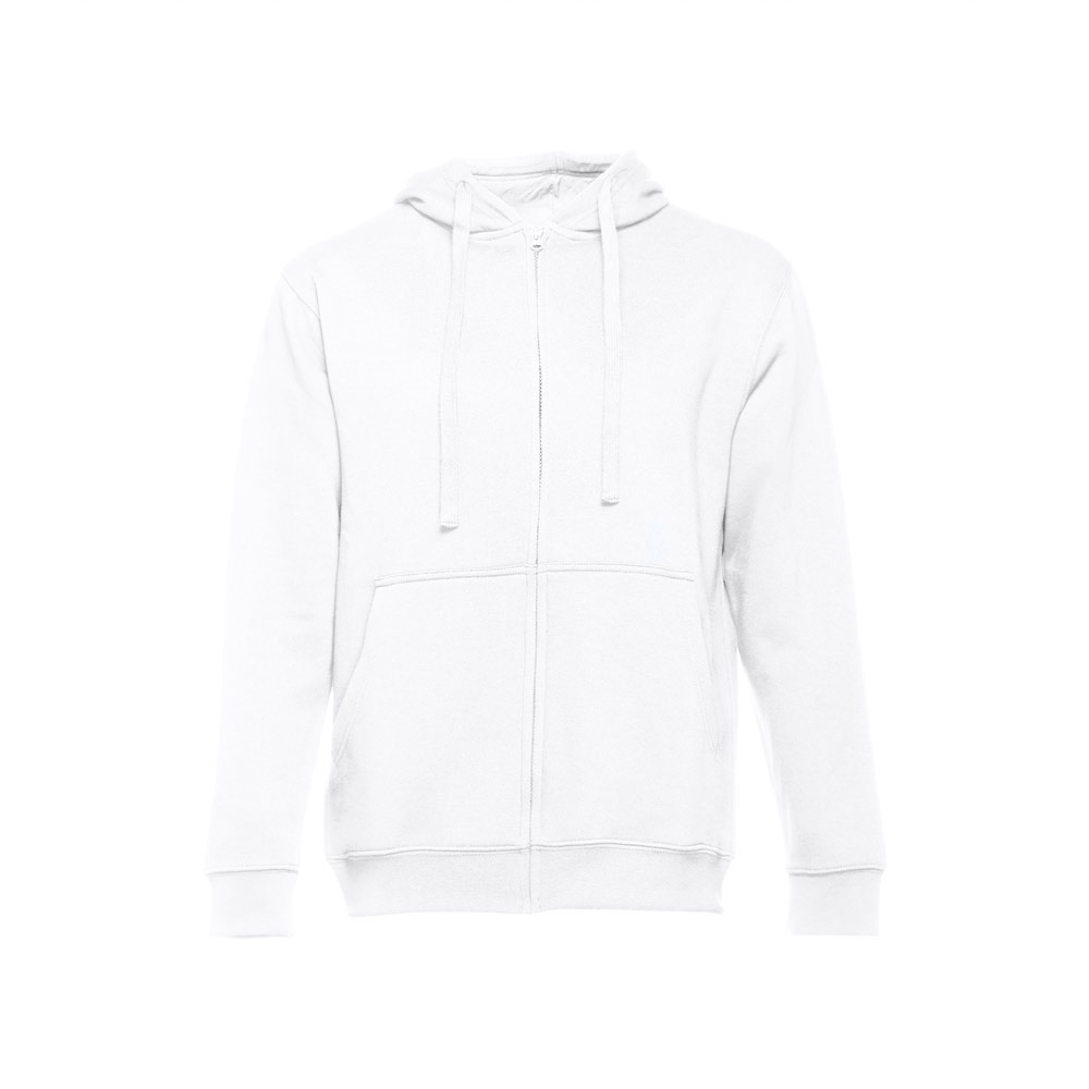 THC AMSTERDAM WH. Sudadera unisex con cremallera y capucha