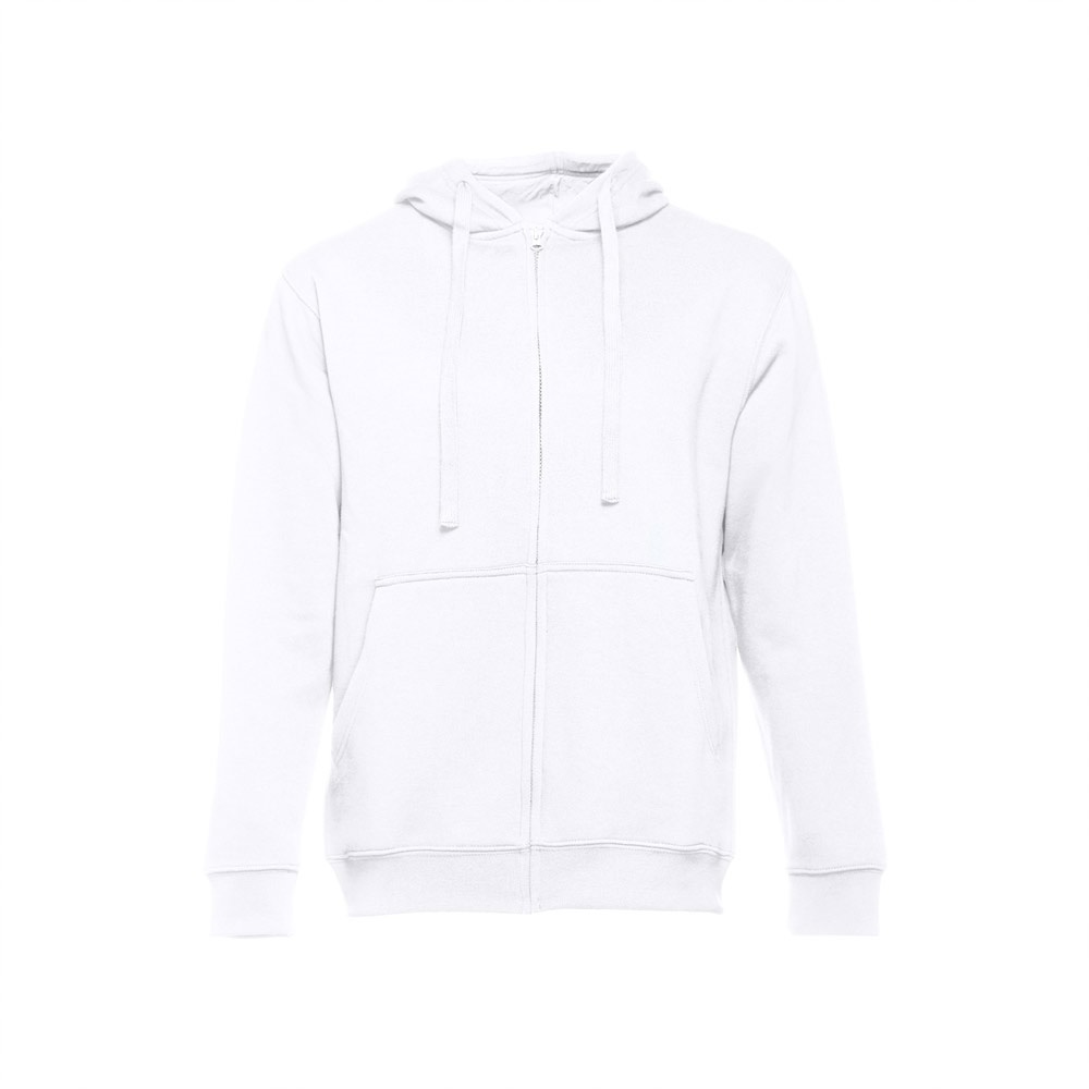 THC AMSTERDAM WH. Sudadera unisex con cremallera y capucha