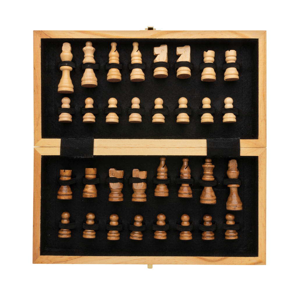 Juego de ajedrez plegable Luxury de madera