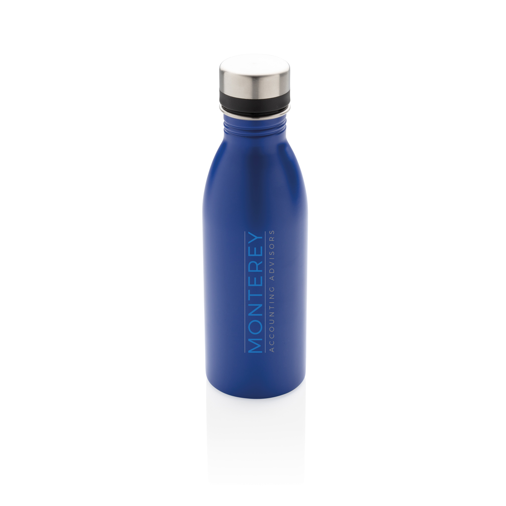 Botella de agua de lujo de acero inoxidable reciclado RCS