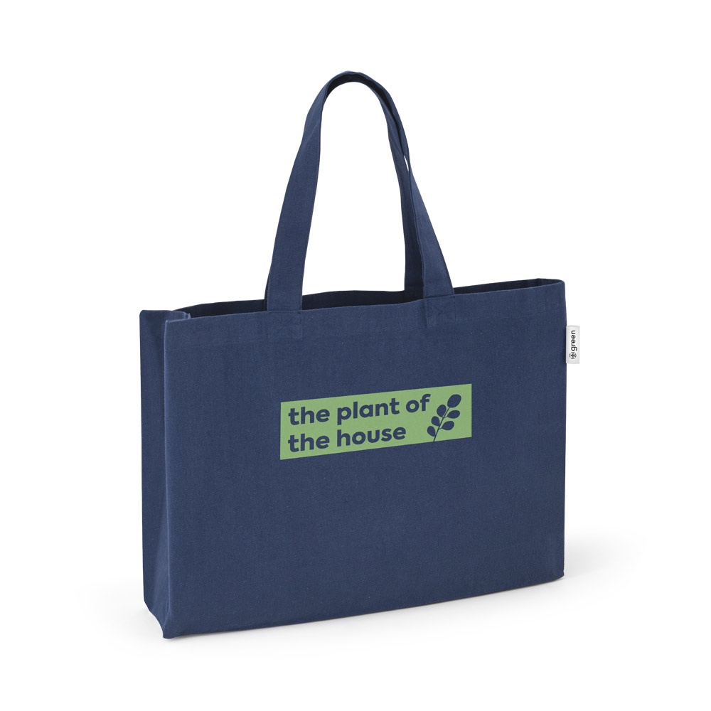 CAMDEN. Bolsa de algodón (50%), algodón reciclado (30%) y poliéster (20% rPET) (280 g/m²)