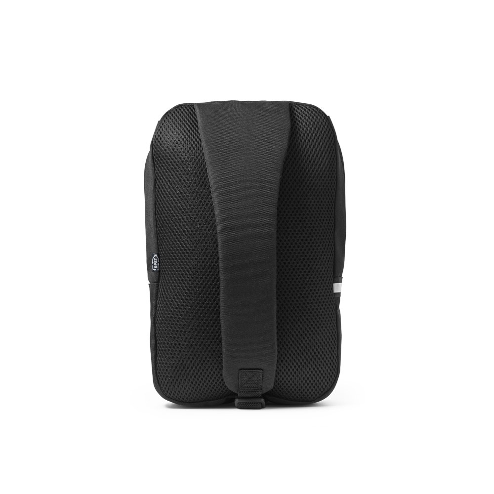 DELFOS. Mochila de una sola correa de 300D poliéster reciclado y 600D poliéster reciclado, con forro de poliéster reciclado 210D