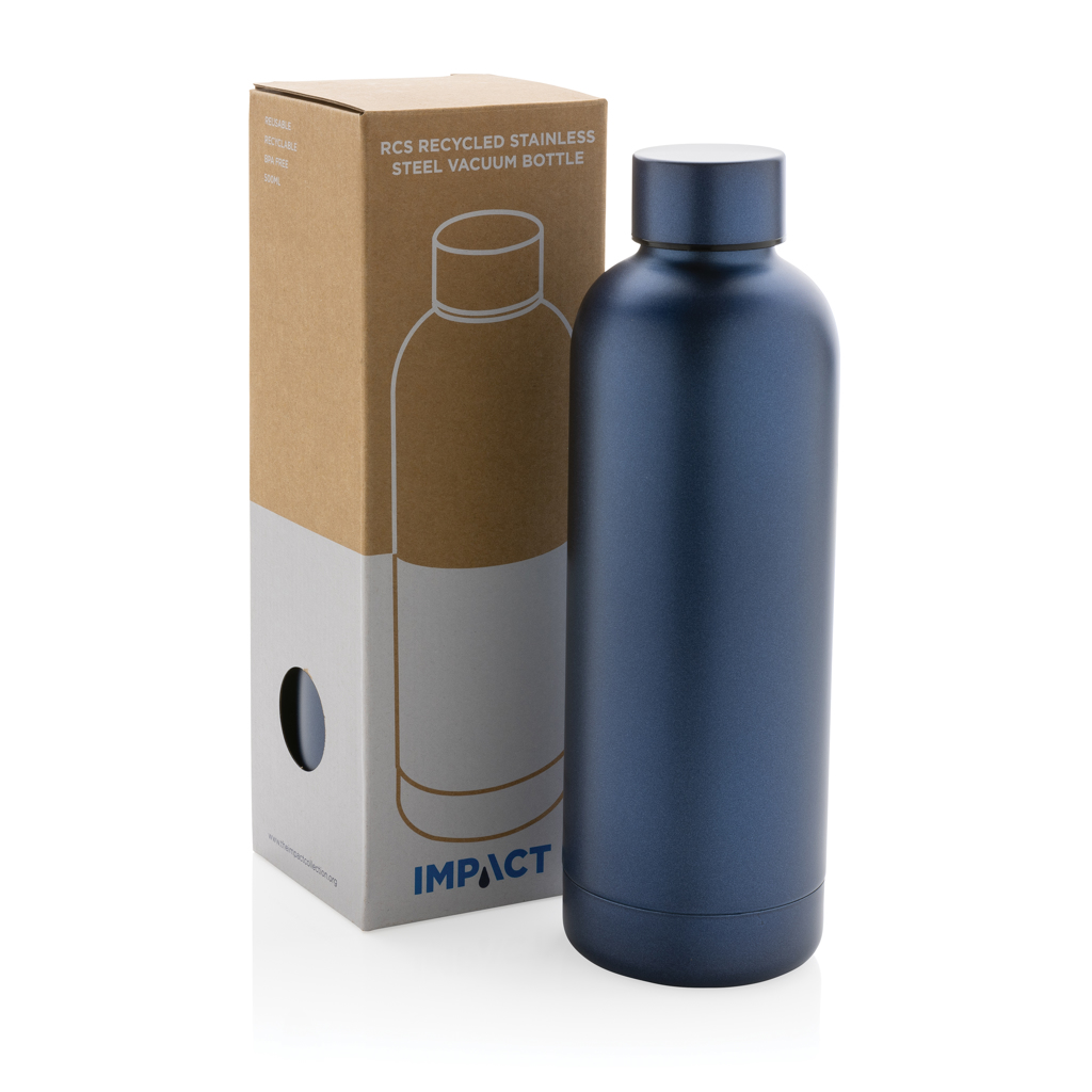 Botella al vacío Impact de acero inoxidable reciclado RCS