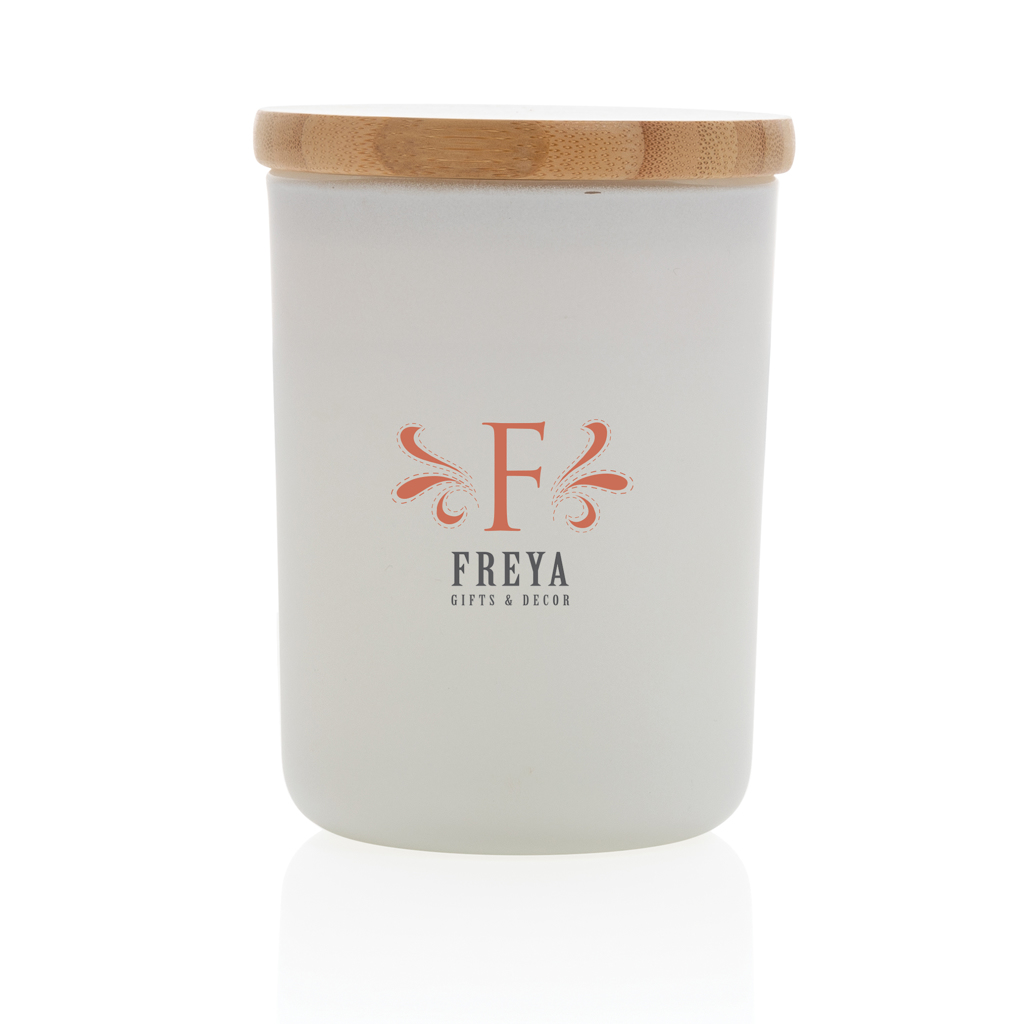 Vela perfumada Ukiyo deluxe con tapa de bambú