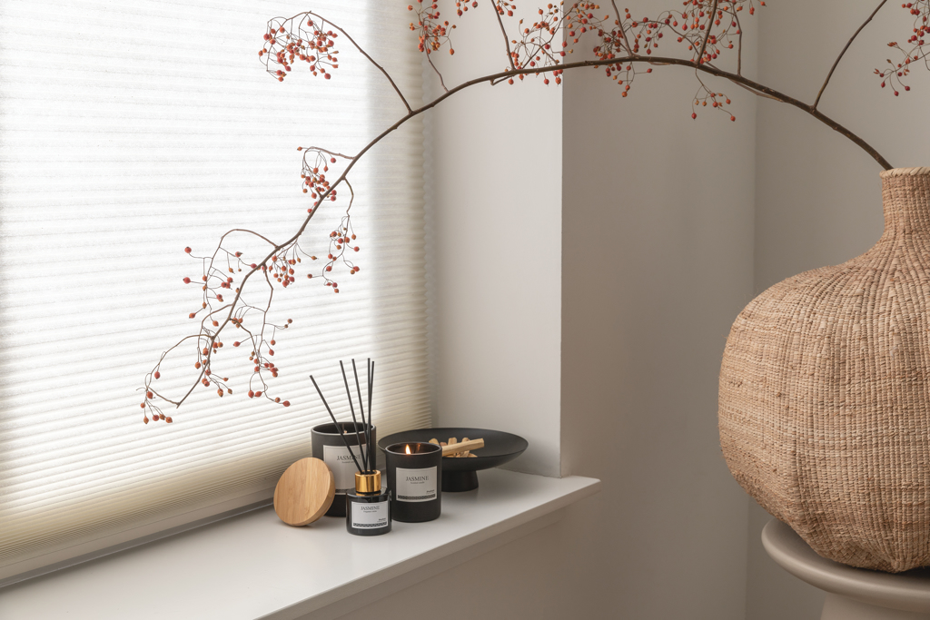 Vela Ukiyo perfumada pequeña en vaso