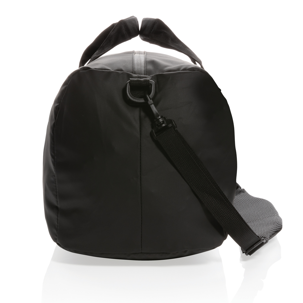 Bolsa Fashion de fin de semana negra sin PVC