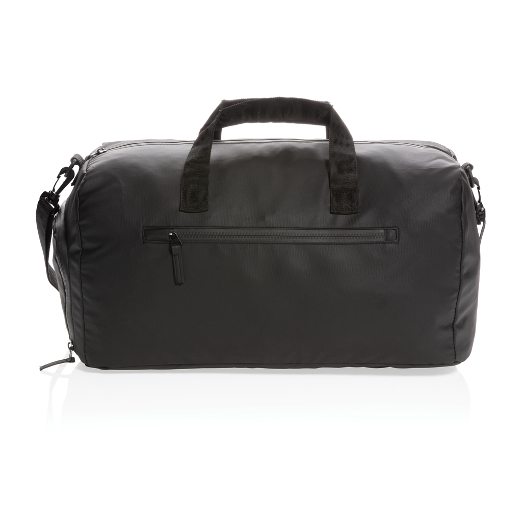 Bolsa Fashion de fin de semana negra sin PVC