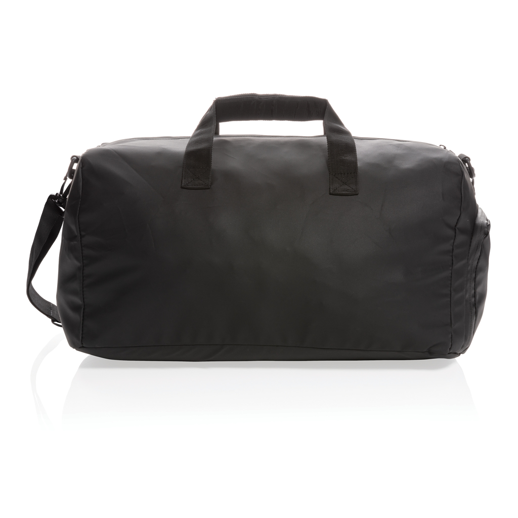 Bolsa Fashion de fin de semana negra sin PVC