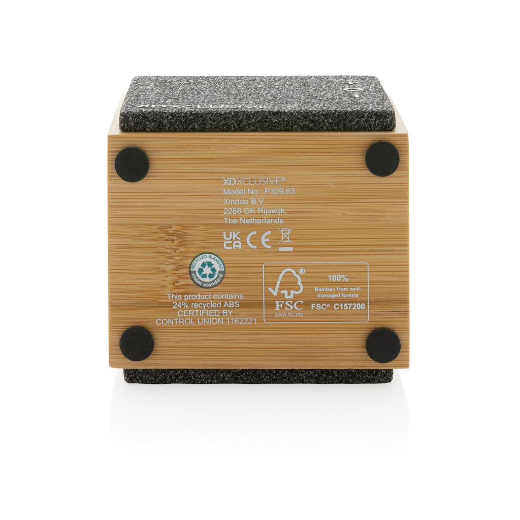 Altavoz Wynn inalámbrico 5W de bambú