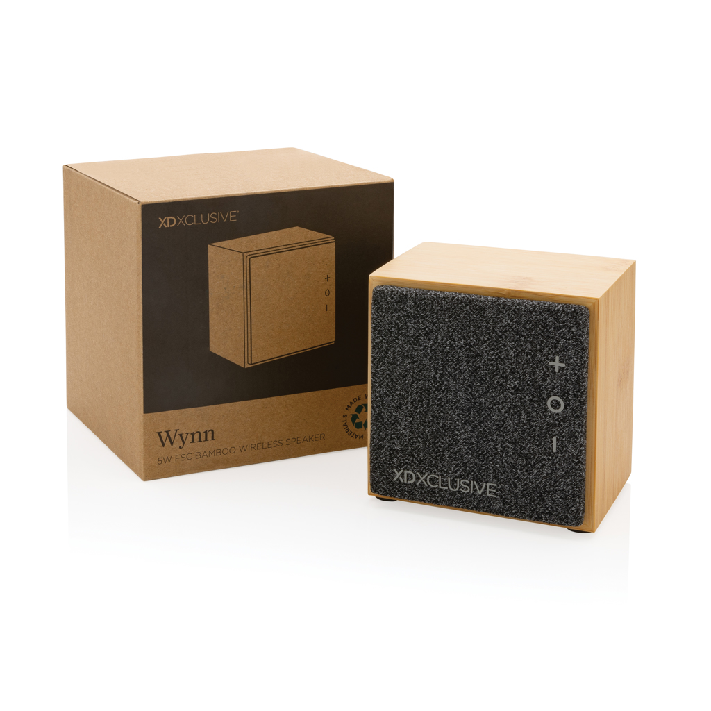 Altavoz Wynn inalámbrico 5W de bambú