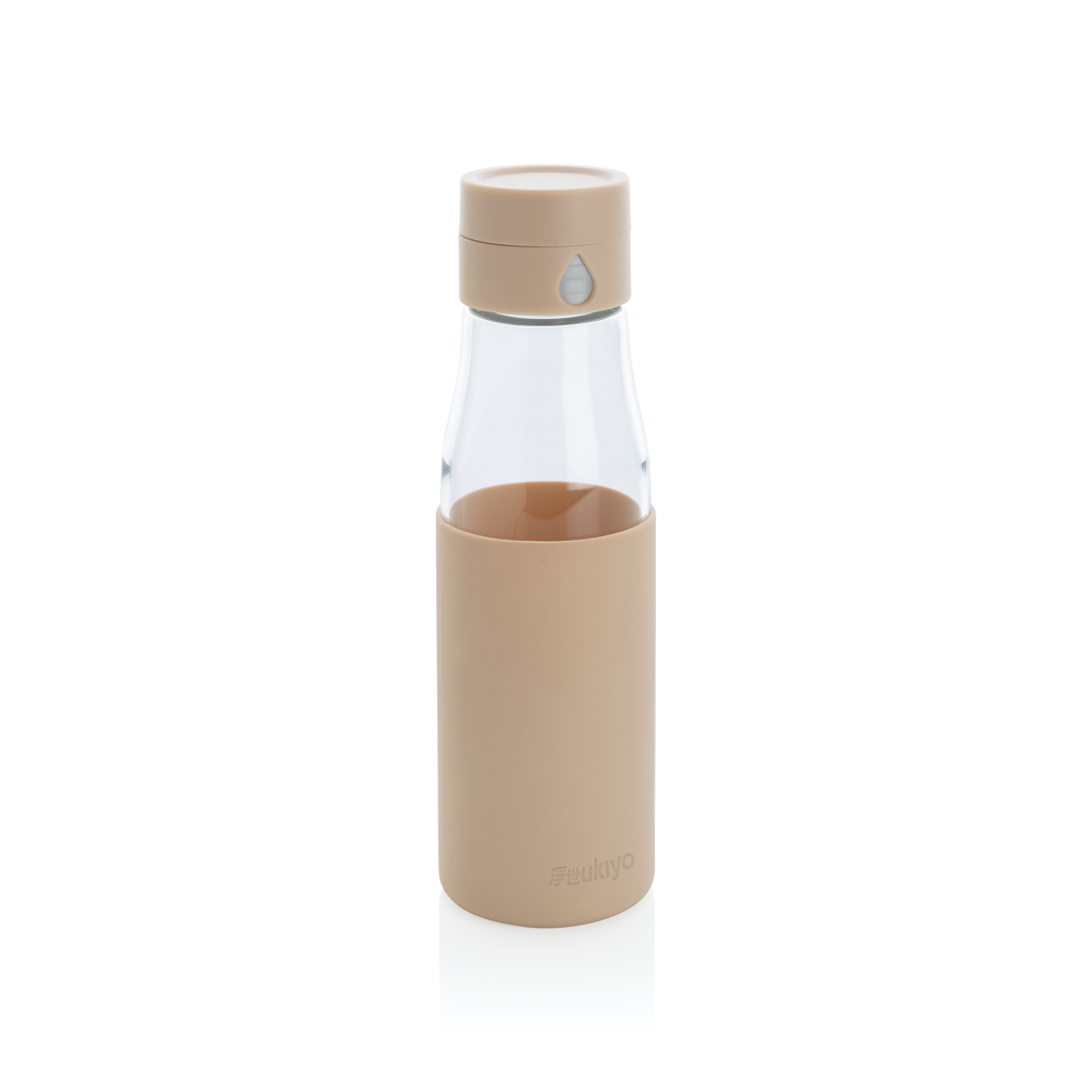 Botella de hidratación de vidrio Ukiyo con funda