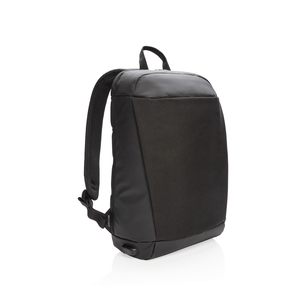 Mochila Madrid antirobo con RFID y USB sin PVC