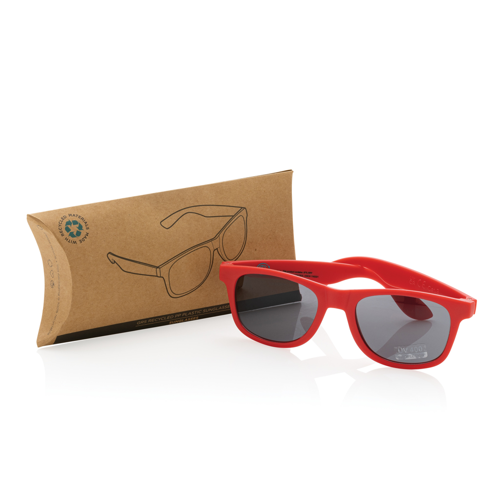 Gafas de sol de plástico PP reciclado RCS