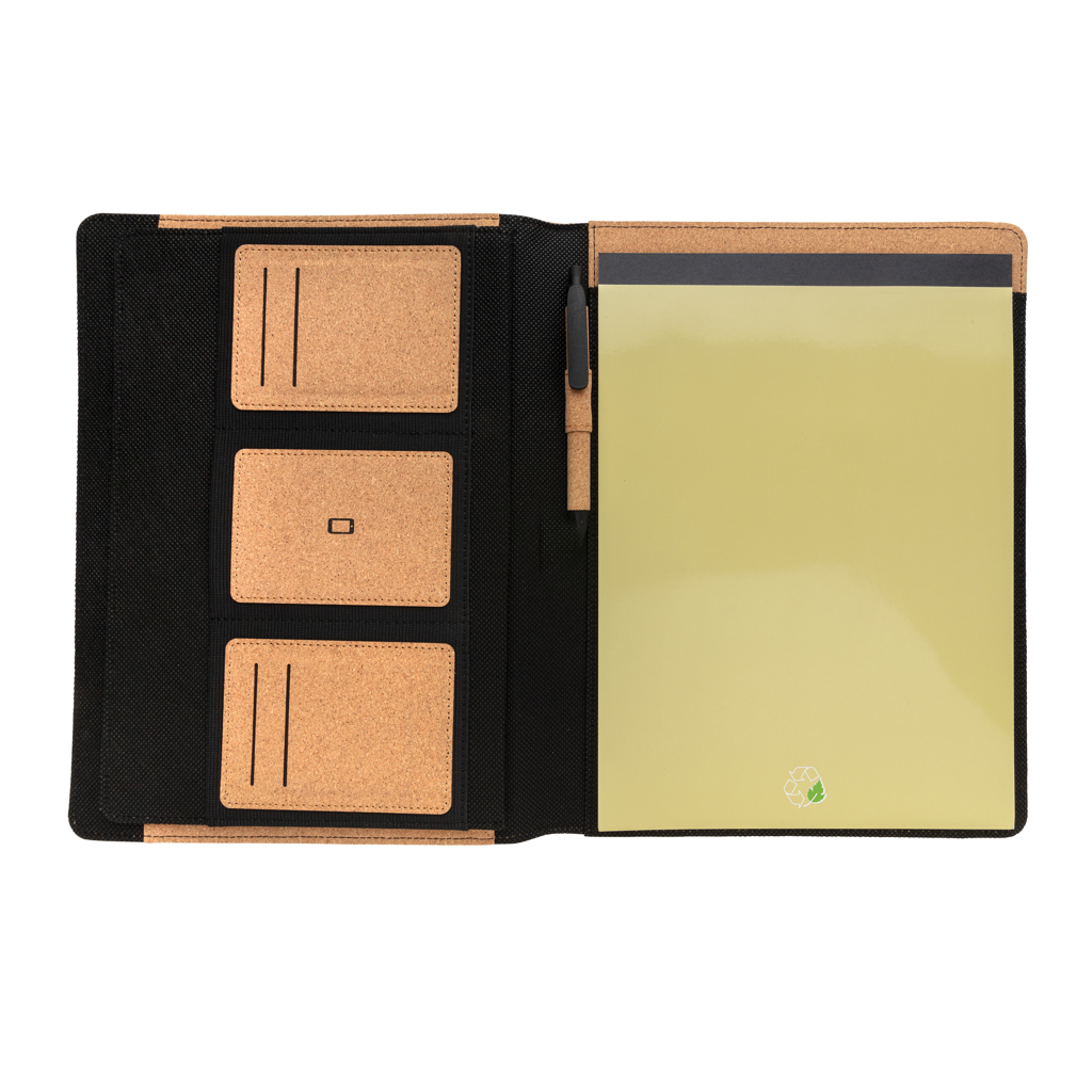 Libreta de corcho Deluxe A4 con bolígrafo
