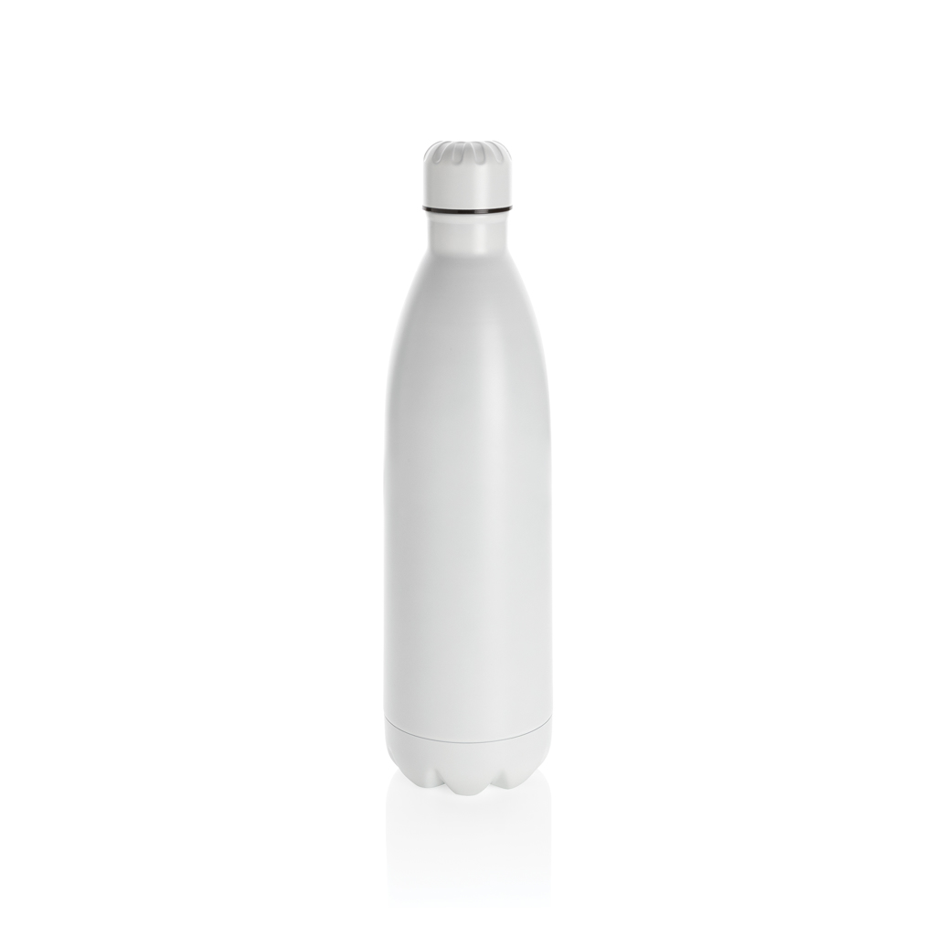 Botella de acero inoxidable al vacío de color sólido 1L