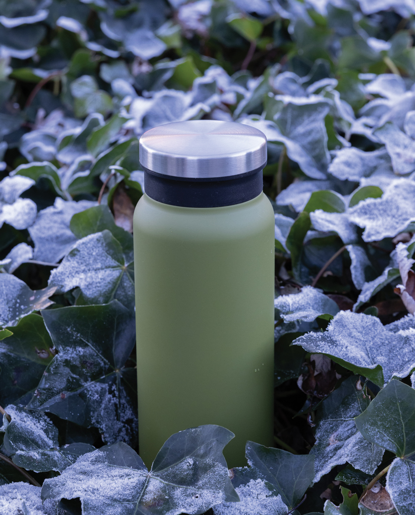 Botella al vacío de acero inoxidable reciclado RCS 600ML