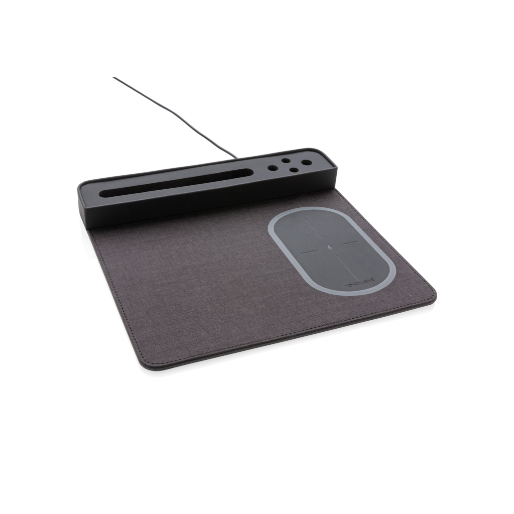 Alfombrilla de ratón con carga inalámbrica 5W
