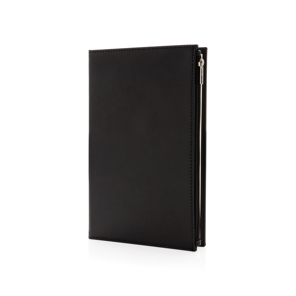 Libreta A5 de PU con cremallera