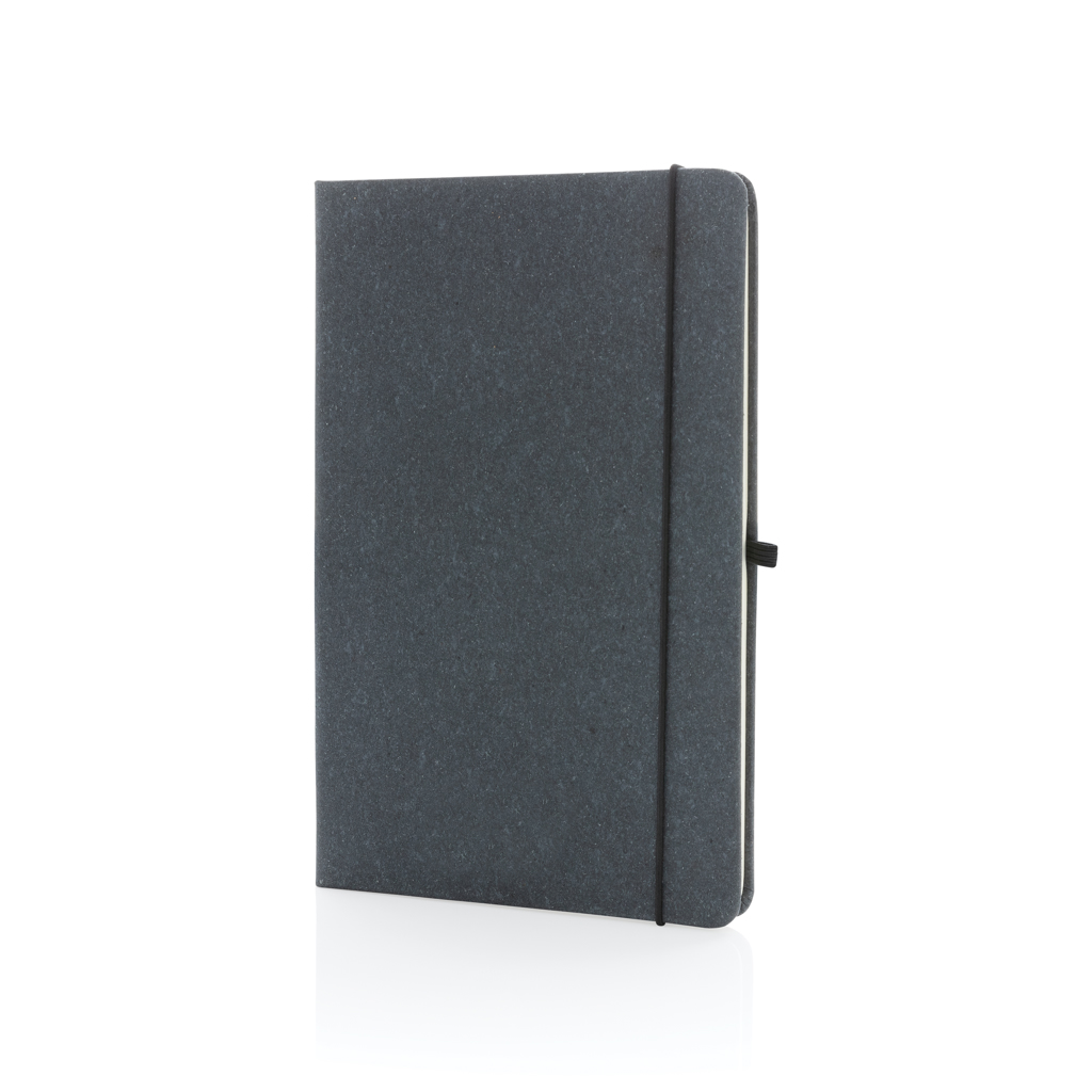Libreta A5 de cuero reciclado de tapa dura