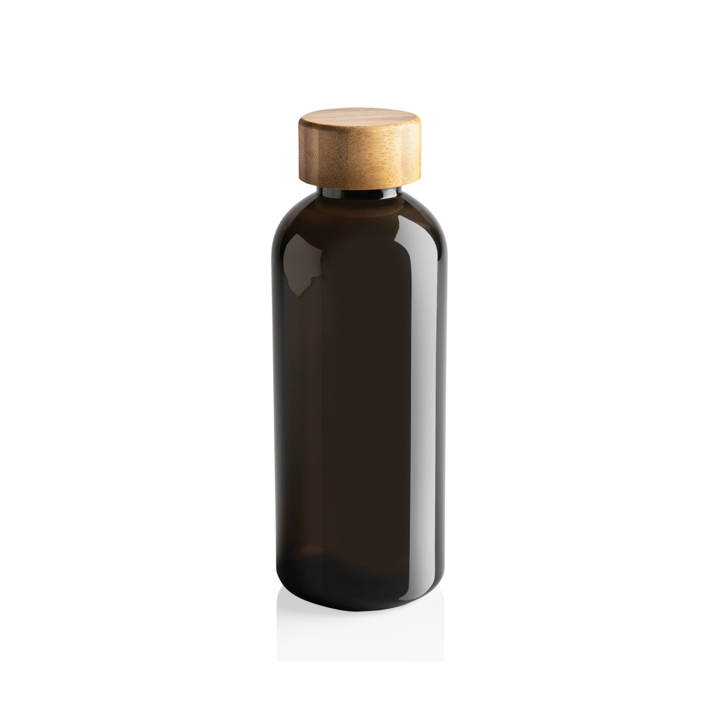 Botella RCS RPET con tapa de bambú