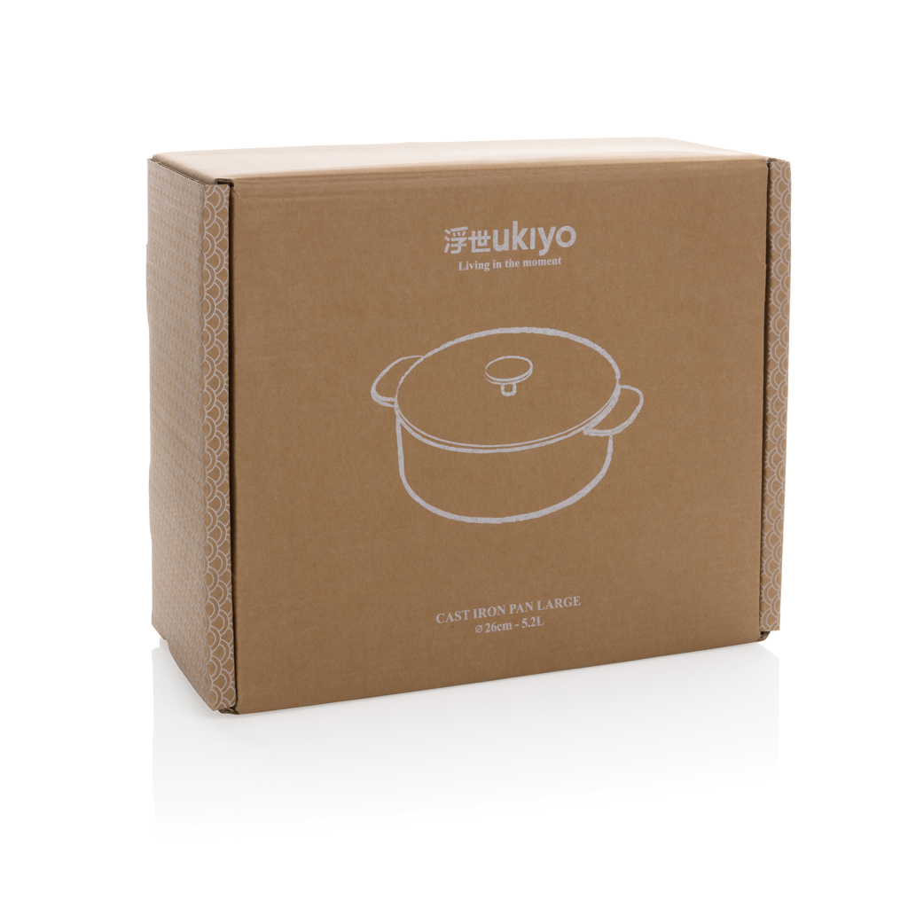 Sartén Ukiyo grande de hierro fundido