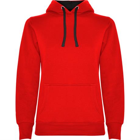 ROLY SUDADERA URBAN WOMAN CON CAPUCHA T/XXL ROSETON/PURPURA