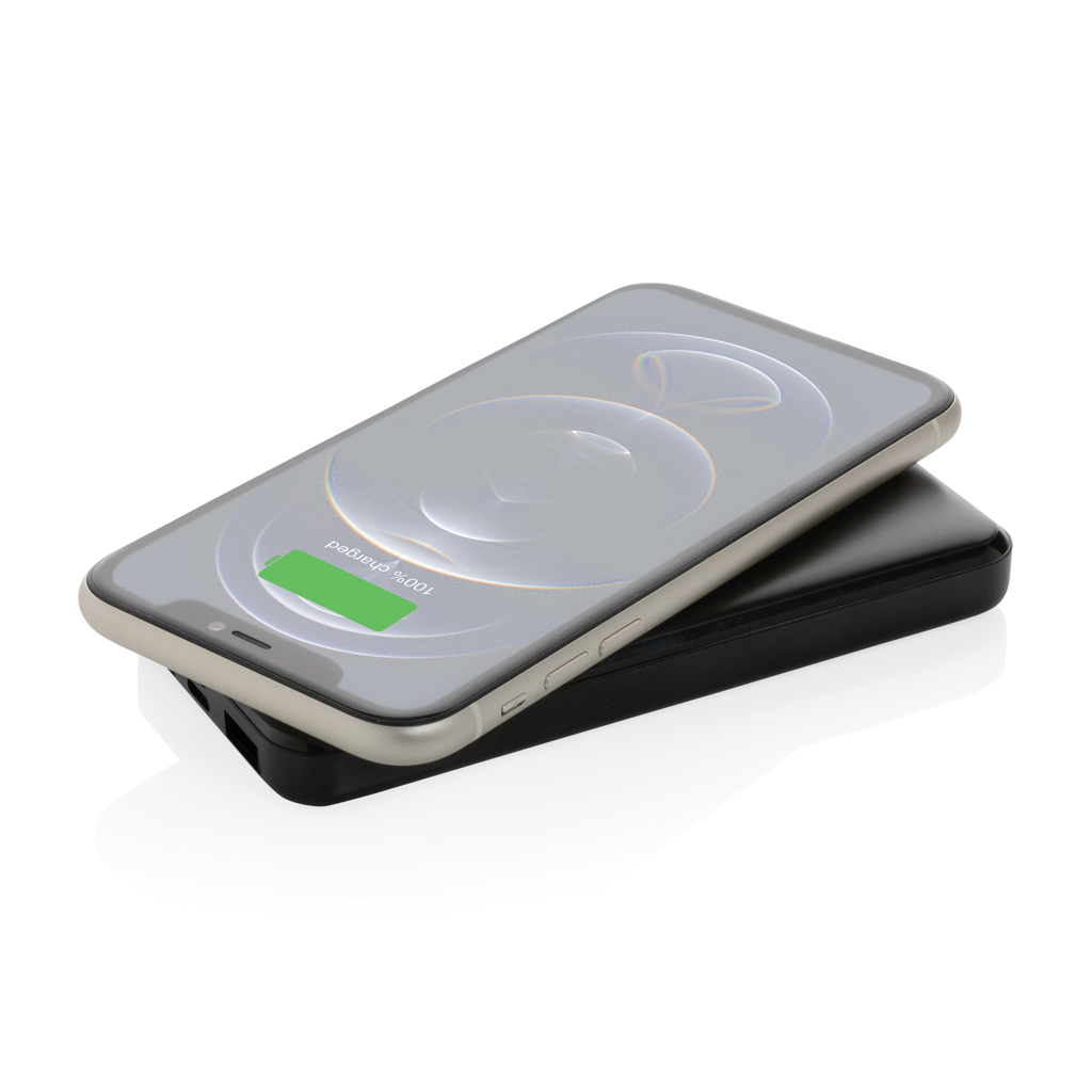 Powerbank inalámbrico de plástico reciclado estándar RCS